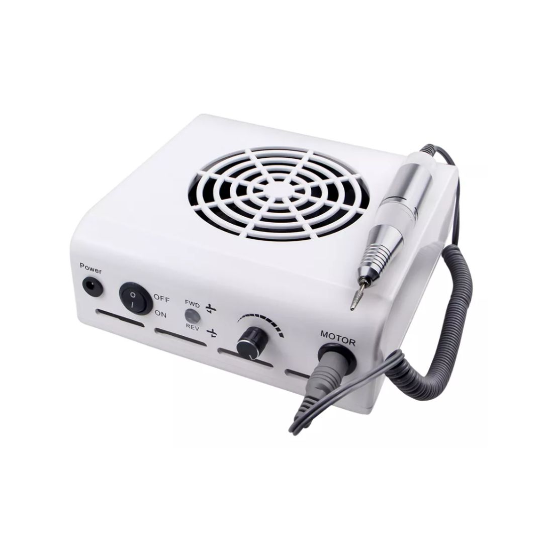Torno de uñas 2 en 1 de 80W con Aspirador