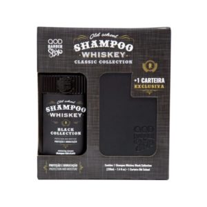 KIT Shampoo Old School Whsikey + Billetera - QOD Barber Shop