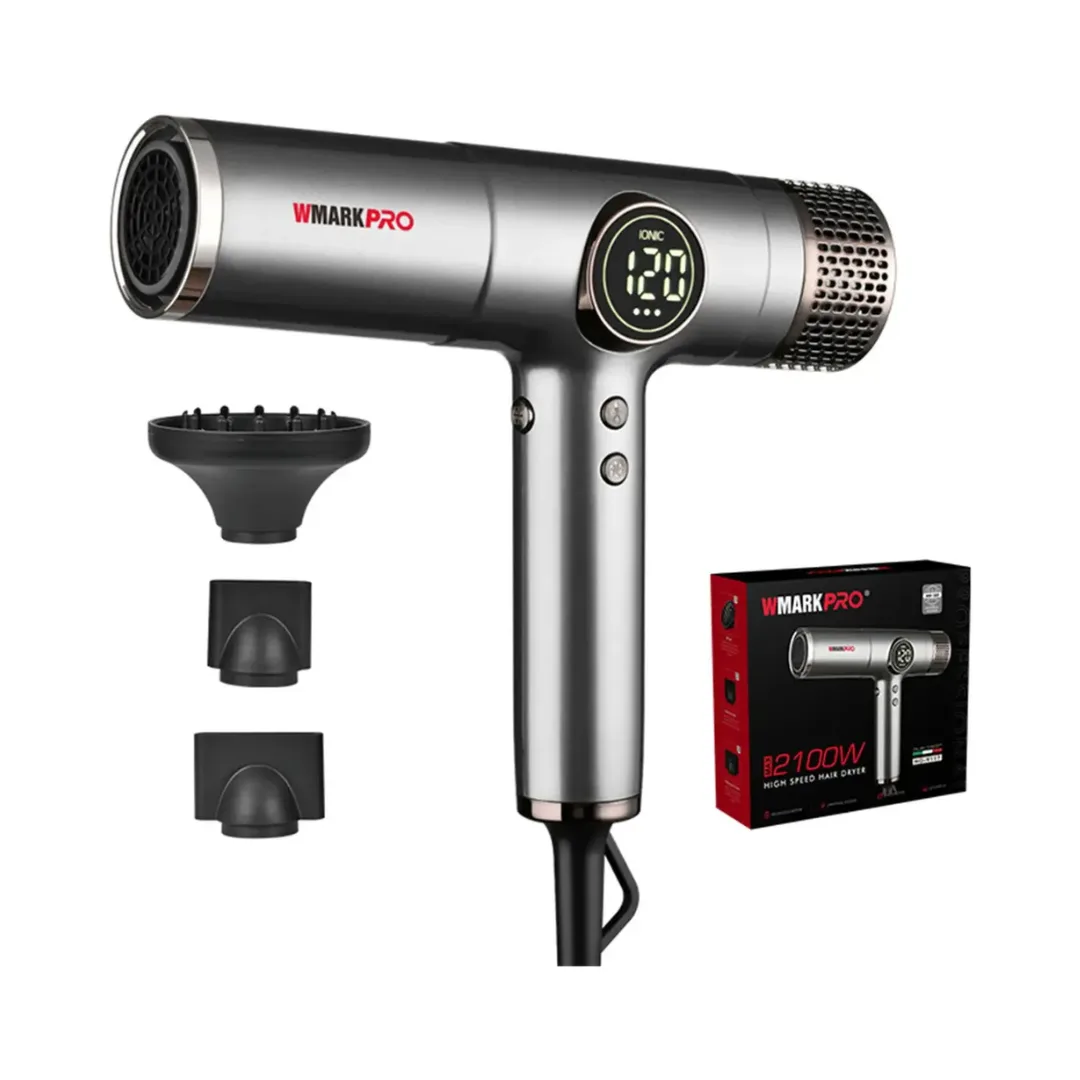 Secador Profesional WMARK PRO 2100W Secador Profesional WMARK PRO 2100W iónico con pantalla LCD